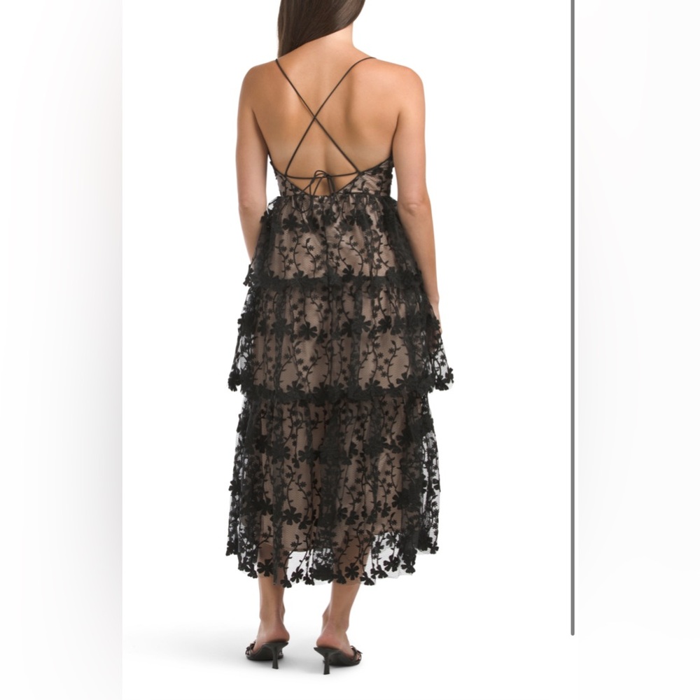 Endless Rose Crocheted Layered Midi Dress - Picture 2 of 9